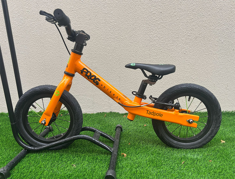 Frog Tadpole Balance Bike Orange