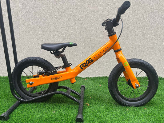 Frog Tadpole Balance Bike Orange