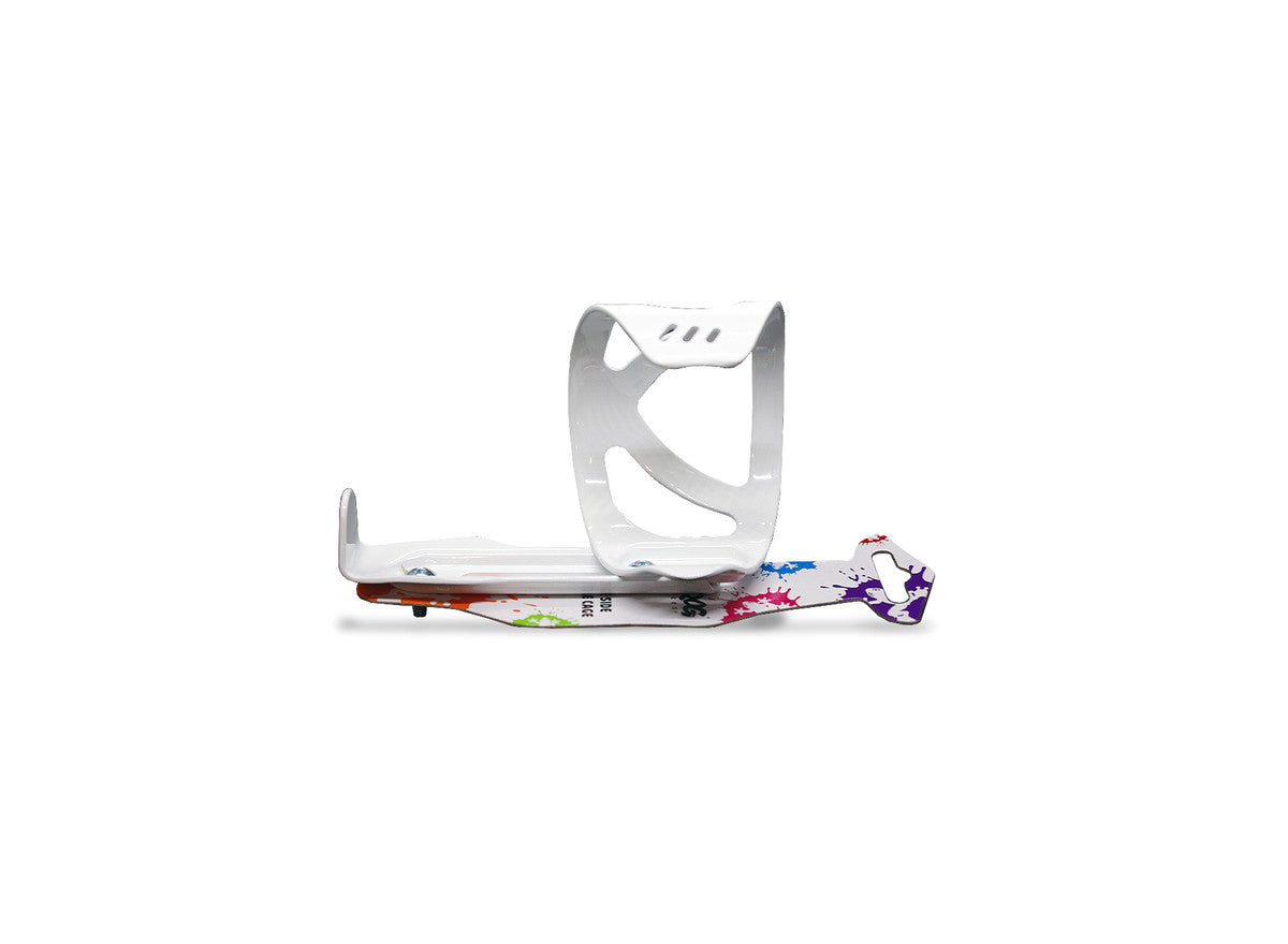 Bottle Cage Side Entry White